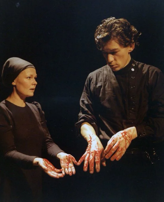 Judy Dench as Lady Macbeth and lan McKellen as Macbeth (1979), Macbeth drama adaptation)
