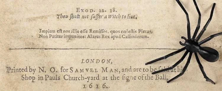 Daemonologie by King JamesVI (1597)