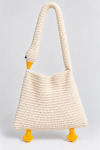 Goose crochet bag
